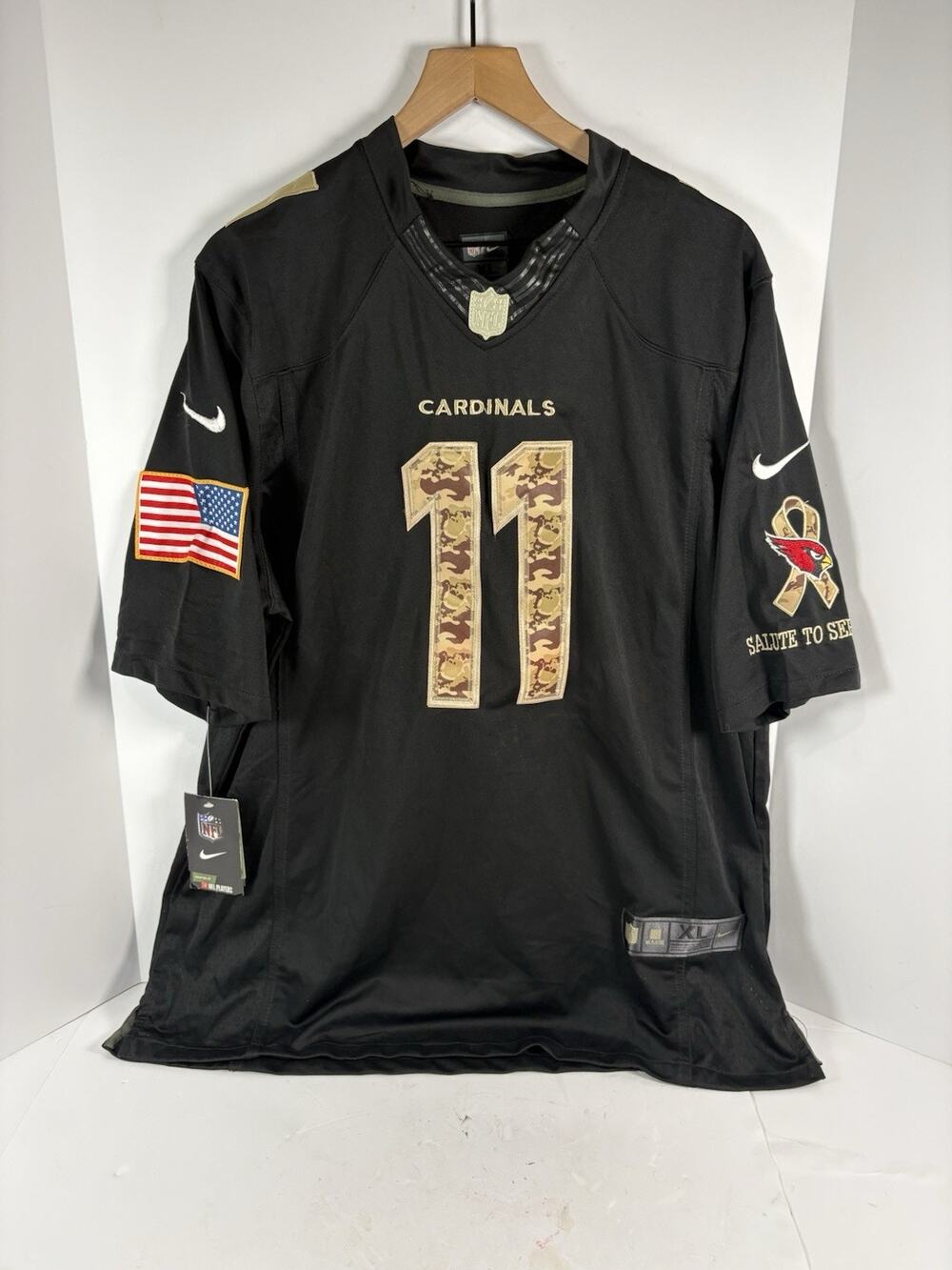 NWT Nike Larry Fitzgerald 11 Cardinals Salute to Service Jersey XL Black AZ NFL